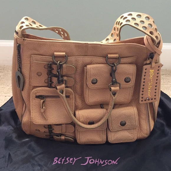 BETSEY JOHNSON 90’S VINTAGE PEPPLE GRAIN SATCHEL. - Picture 3 of 8